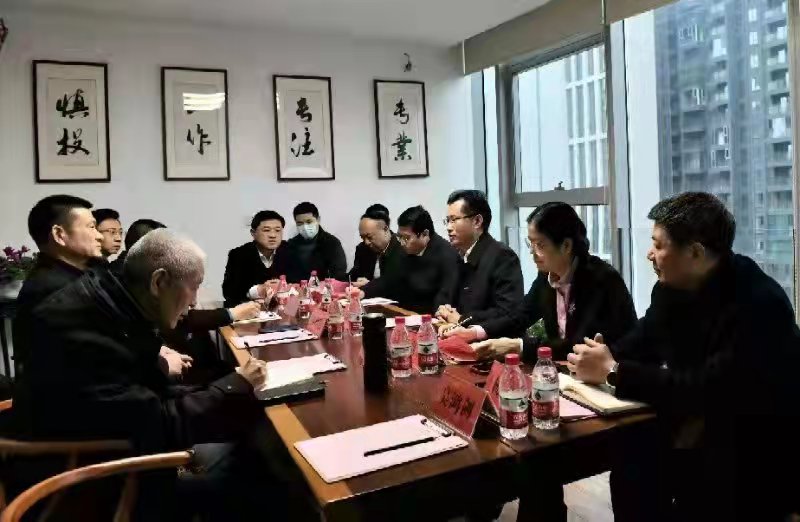 项目合作洽淡现场